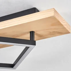 Pompu Plafonnier LED Écru, Noir, 1 lumière