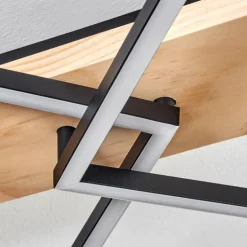 Pompu Plafonnier LED Écru, Noir, 1 lumière