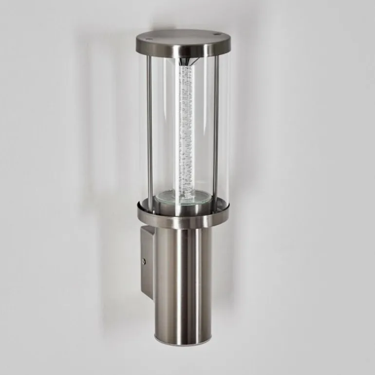 Popoyan Lampe murale d´extérieur, Applique murale LED Nickel mat, 2 lumières