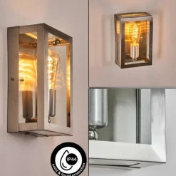 Porsheden Lampe murale d´extérieur, Applique murale Argenté, 1 lumière