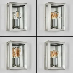 Porsheden Lampe murale d´extérieur, Applique murale Argenté, 1 lumière