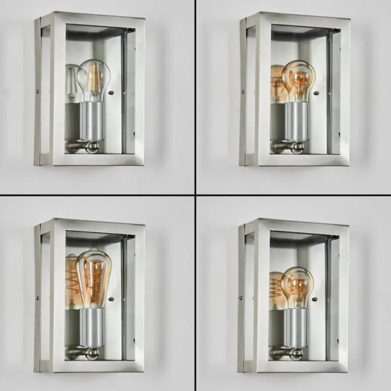 Porsheden Lampe murale d´extérieur, Applique murale Argenté, 1 lumière