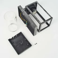 Portalis Lampe murale d´extérieur Noir, Argenté, 1 lumière