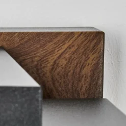 Portalis Lampe murale d´extérieur Brun, Couleur bois, Noir, 1 lumière