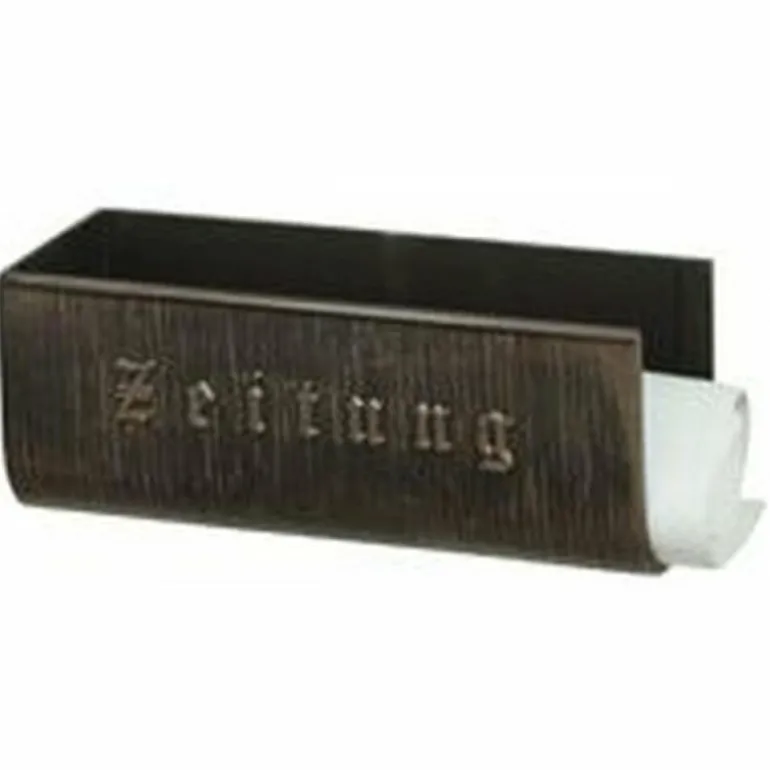 Porte-journaux Albert Brun, Laiton