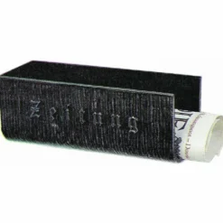 Porte-journaux Albert Noir, Argenté