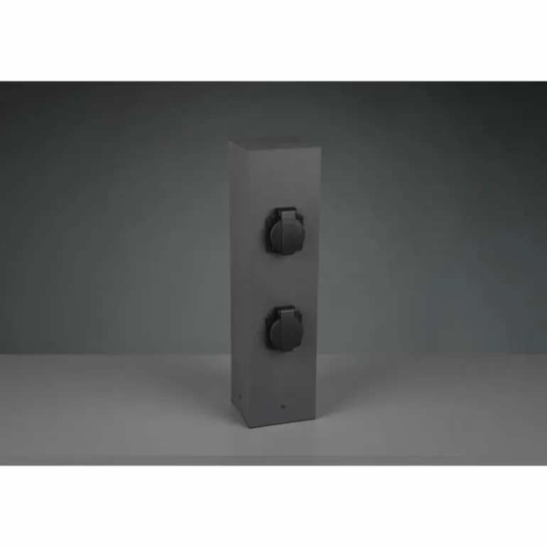 prise Trio Garden Socket Anthracite