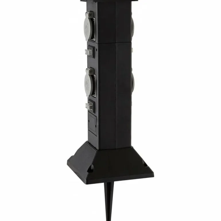 Prises électriques d'extérieur, Accessoire Luminaires Globo Lighting Noir