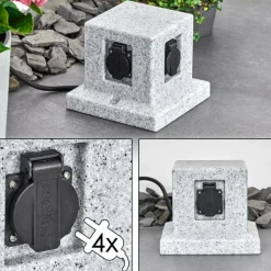 Prises électriques d'extérieur Malabo Pierre