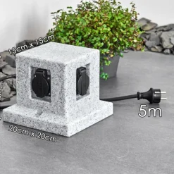 Prises électriques d'extérieur Malabo Pierre