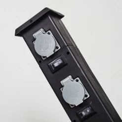 Prises électriques d'extérieur Gervais Gris, Noir