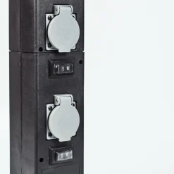 Prises électriques d'extérieur Gervais Gris, Noir