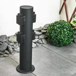 Prises électriques d'extérieur Ruti Noir