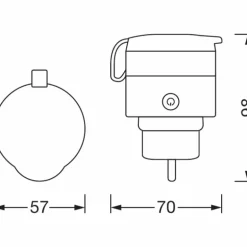 Prises électriques d'extérieur LEDVANCE Smart+ Anthracite