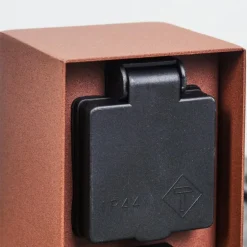 Prises électriques d'extérieur Abilene Rouille, Noir