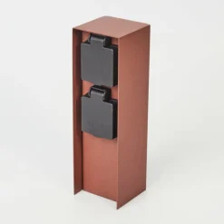 Prises électriques d'extérieur Abilene Rouille, Noir