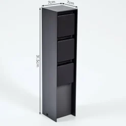 Prises électriques d'extérieur Reigolil Anthracite, Noir