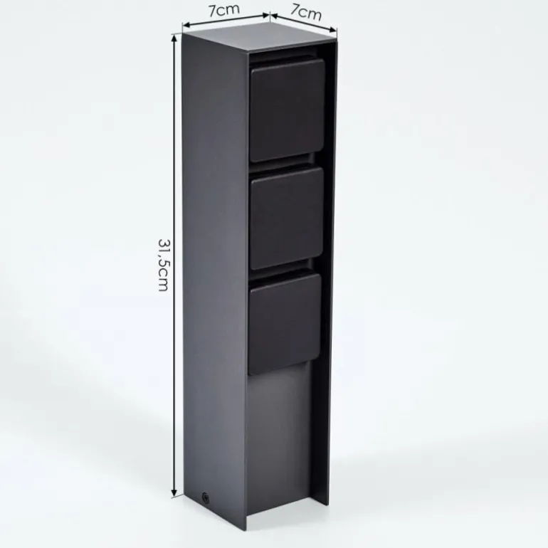 Prises électriques d'extérieur Reigolil Anthracite, Noir