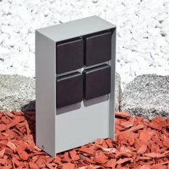 Prises électriques d'extérieur Reigolil Gris, Noir