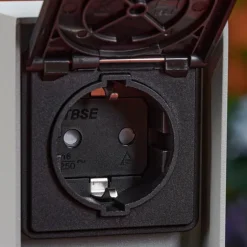 Prises électriques d'extérieur Reigolil Gris, Noir