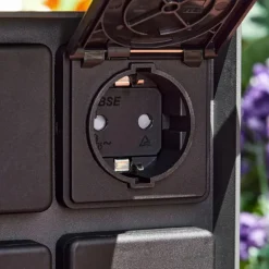 Prises électriques d'extérieur Reigolil Anthracite, Noir