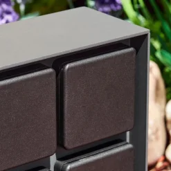 Prises électriques d'extérieur Reigolil Anthracite, Noir