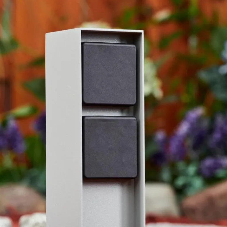 Prises électriques d'extérieur Reigolil Gris, Noir