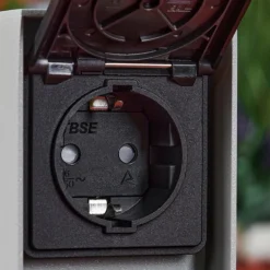 Prises électriques d'extérieur Reigolil Gris, Noir