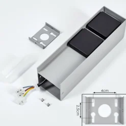 Prises électriques d'extérieur Reigolil Gris, Noir