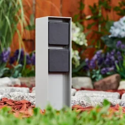 Prises électriques d'extérieur Reigolil Gris, Noir