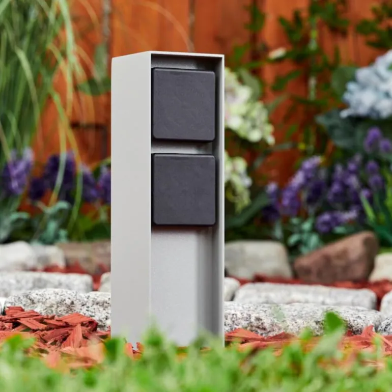 Prises électriques d'extérieur Reigolil Gris, Noir