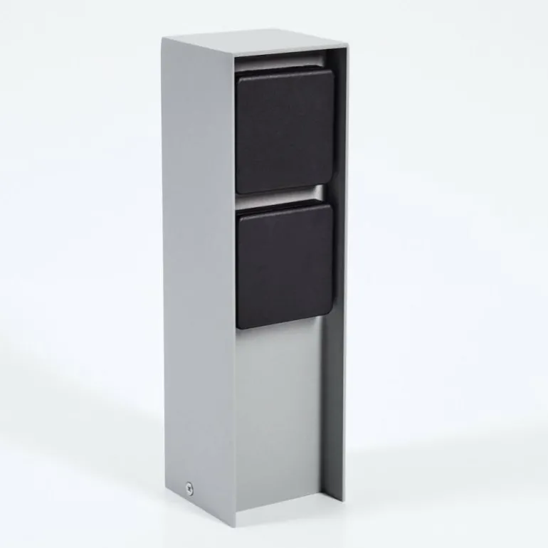 Prises électriques d'extérieur Reigolil Gris, Noir