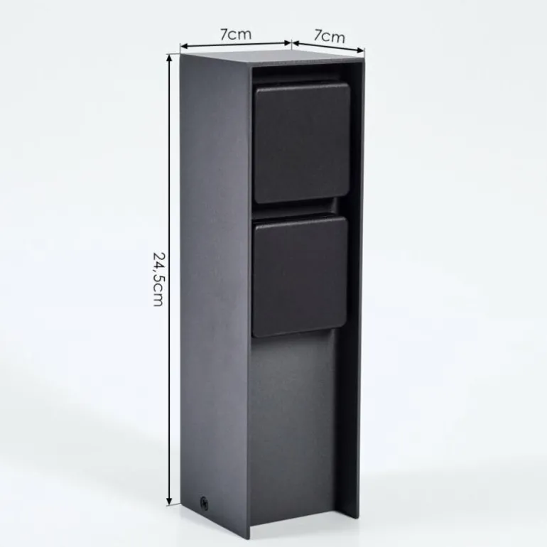 Prises électriques d'extérieur Reigolil Anthracite, Noir