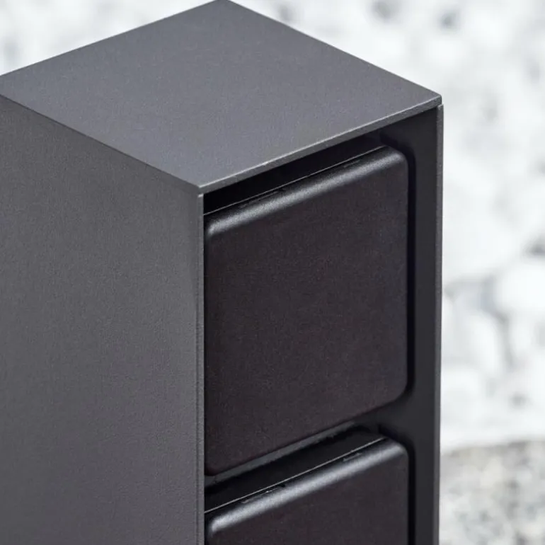 Prises électriques d'extérieur Reigolil Anthracite, Noir