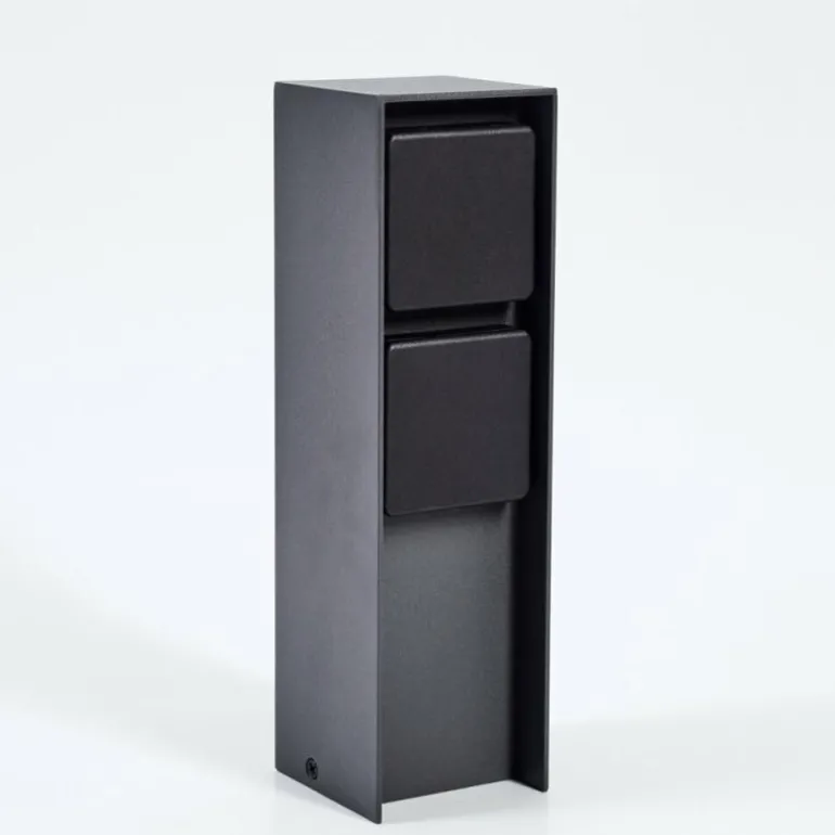 Prises électriques d'extérieur Reigolil Anthracite, Noir
