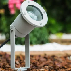 Projecteur de jardin Pilsen Argenté, 1 lumière