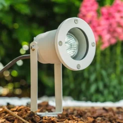 Projecteur de jardin Pilsen Argenté, 1 lumière