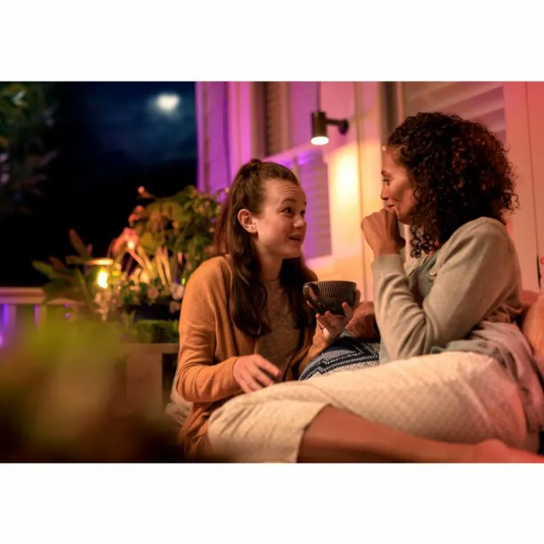 Projecteur Philips Hue Ambiance White & Color WACA Lily LED Noir, 1 lumière, Changeur de couleurs
