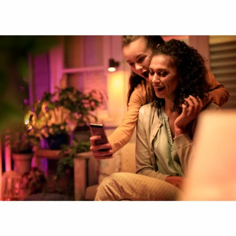 Projecteur Philips Hue Ambiance White & Color WACA Lily LED Noir, 1 lumière, Changeur de couleurs