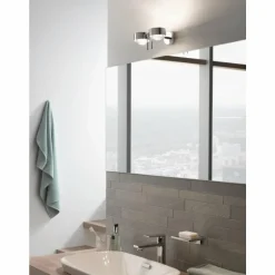 Puk Wing Twin 30 cm Chrome brossé