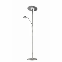 Quebec Lampadaire Luminaires Trio LED Nickel mat, 1 lumière