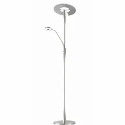 Quebec Lampadaire Luminaires Trio LED Nickel mat, 1 lumière
