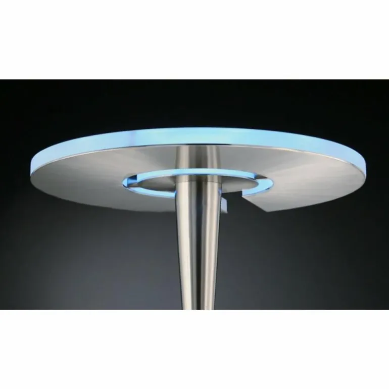 Quebec Lampadaire Luminaires Trio LED Nickel mat, 1 lumière