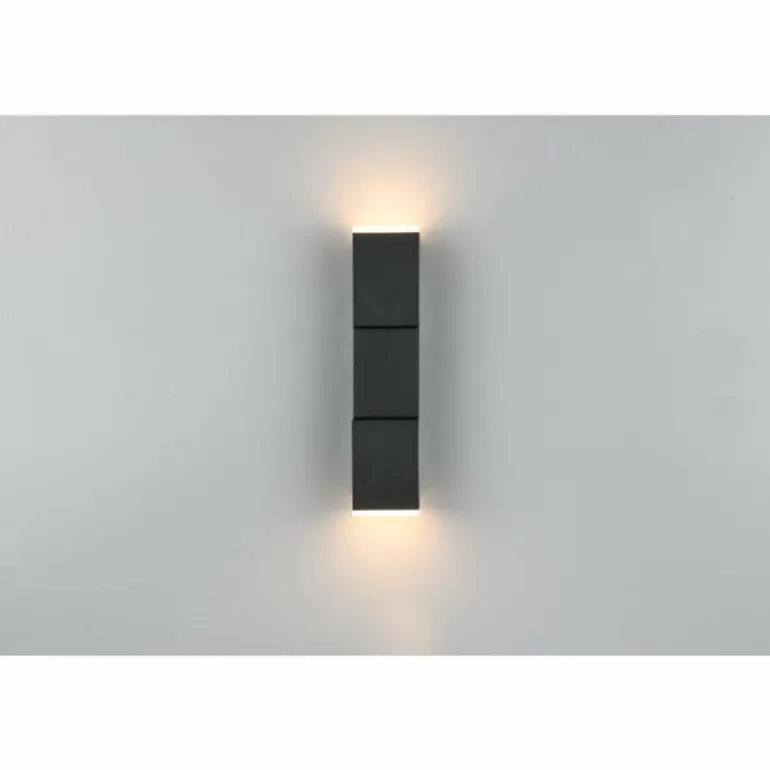 Raglan Applique murale Luminaires Trio LED Noir, 2 lumières