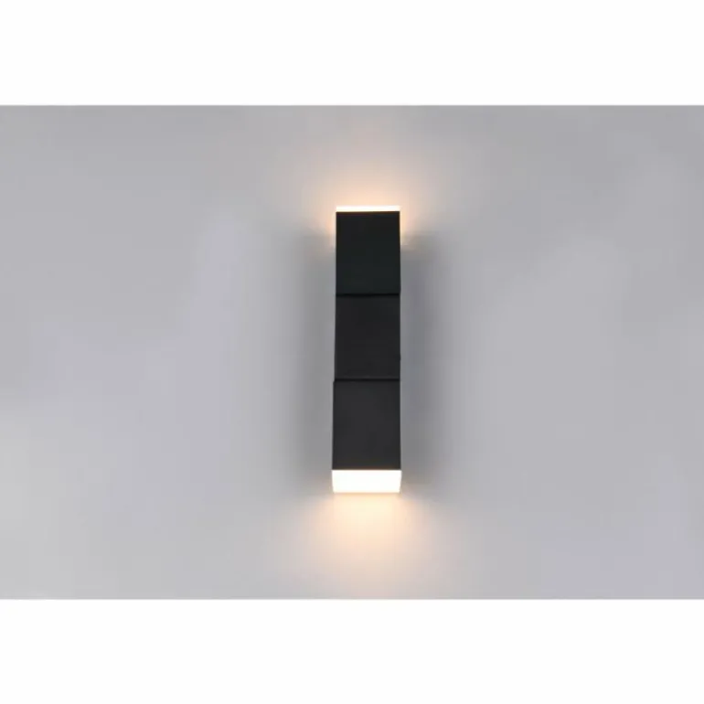 Raglan Applique murale Luminaires Trio LED Noir, 2 lumières