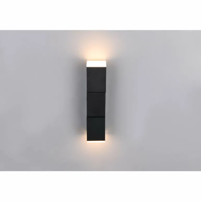 Raglan Applique murale Luminaires Trio LED Noir, 2 lumières