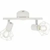 Rail de spots Fischer & Honsel Ran Blanc, 2 lumières