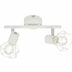 Rail de spots Fischer & Honsel Ran Blanc, 2 lumières