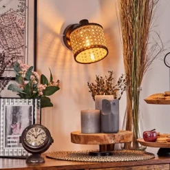 Ramila Applique murale, Spot mural Noir, 1 lumière