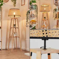 Ramila Lampadaire Écru, 1 lumière